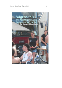 Ingvar Holmberg: Vägens folk 1