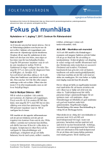 Fokus på munhälsa