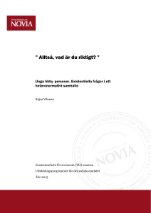 Alltså, vad är du riktigt?