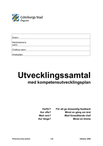 Utvecklingssamtal