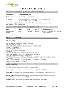 varuinformationsblad