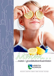 maten i grundskoleverksamheten