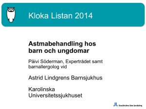 Barnastma Kloka Listan
