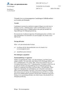 Tjänsteutlåtande