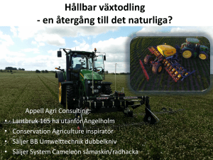 Hållbar växtodling - är en återgång till det naturliga