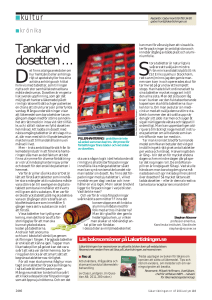Tankar vid dosetten
