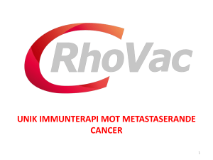 unik immunterapi mot metastaserande cancer
