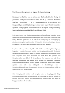 Nya förmånsrättsregler och ny lag om