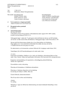 Tid - Göteborgs Stad