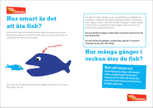 Hur smart är det att äta fisk?