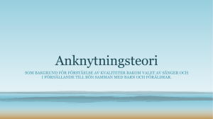 Anknytningsteori