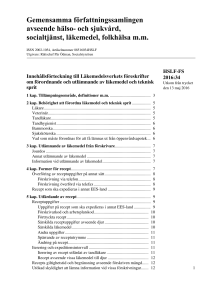 HSLF-FS 2016:34 - Läkemedelsverket
