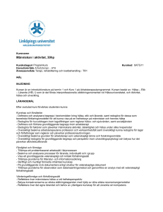 Människan i aktivitet, 30hp