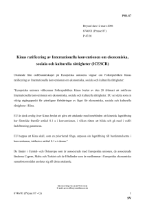 Kinas ratificering av Internationella konventionen om