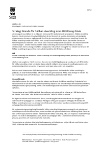 Strategi lärande för hållbar utveckling inom