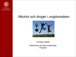Andelen 15–16-åriga elever i olika länder som någon gång prövat