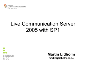 Live Communication Server 2005