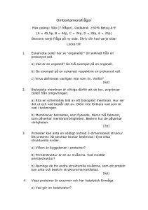 Omtentamensfrågor