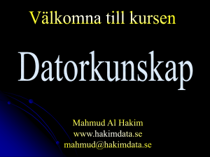 Datorkunskap
