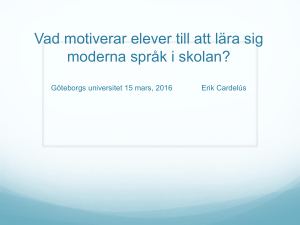 Vad skapar egentligen motivation?