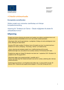Ökade möjligheter till arbete för utrikesfödda kvinnor