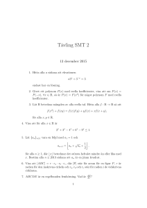 Tävling SMT 2 - Ung Vetenskapssport