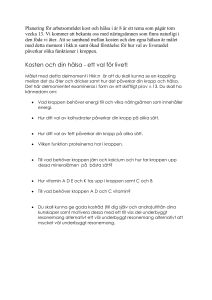 Kosten och din hälsa