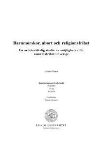 Barnmorskor, abort och religionsfrihet
