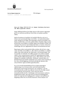 Dnr S2015/08213/FS Socialdepartementet Folkhälso