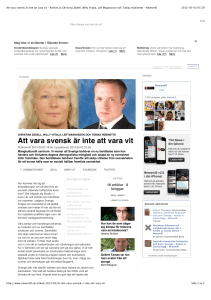 Att vara svensk är inte att vara vit