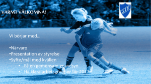 Sigtuna IF FK PP från mötet 30 januari