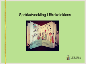 Medveten litteraturläsning för förskolebarn