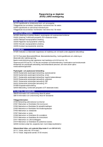 Rapportering av åtgärder (KVÅ) LARO