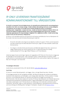 ip-only levererar framtidssäkrat