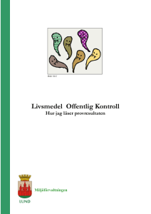 Hur jag läser provresultaten
