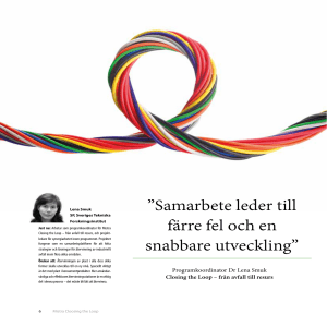 Samarbete leder till färre fel och en snabbare utveckling
