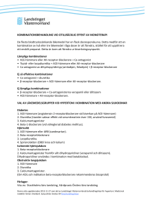 KOMBINATIONSBEHANDLING VID OTILLRÄCKLIG EFFEKT AV