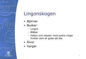 Lingonskogen - Försvarsförbundet