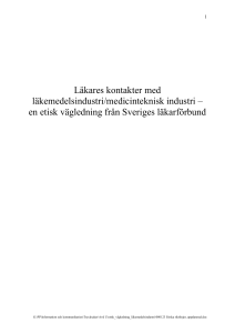 Etisk vägledning från Sveriges läkarförbund