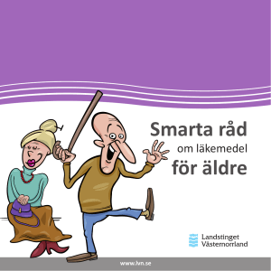 Folder: Smarta råd för äldre om läkemedel