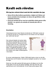 Kraft och rörelse 2013