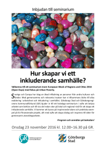 Hur skapar vi ett inkluderande samhälle?
