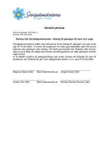 Kommunstyrelsen 2015-08-12 SY Remiss gällande bidrag till
