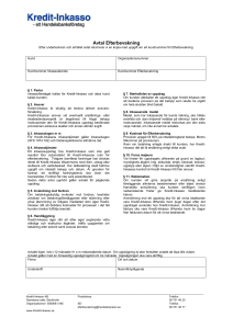 Avtal Efterbevakning
