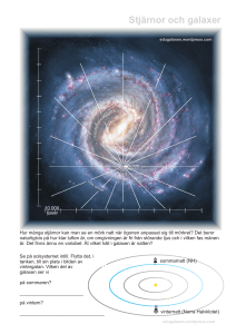 Stjärnor och galaxer