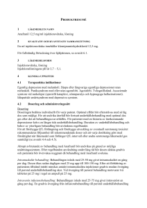 Anafranil solution for injection SmPC