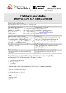 1.2. upphandlingsföreskrifter