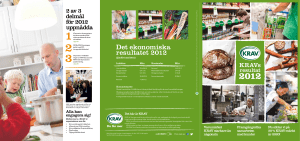 Det ekonomiska resultatet 2012