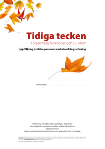 Tidiga tecken