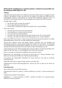 Psykisk sjukdom i samband med graviditet och barnafödande